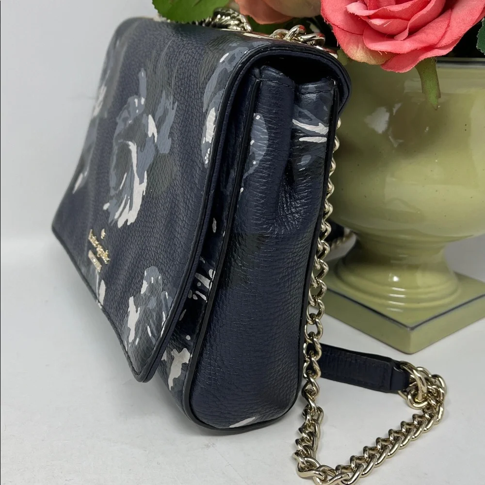 KATE SPADE New York Briar Lane Night Rose Mini Emelyn Chain Shoulder Bag